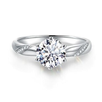 Stunning Flame Engagement Ring