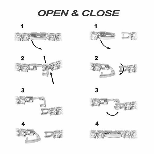 Step-by-step guide to open and close a jewelry clasp