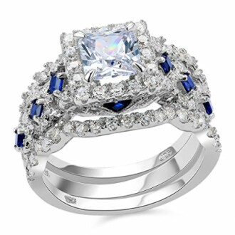 Newshe Engagement Ring Set